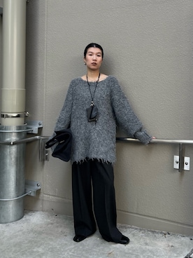 「アイテム（その他雑貨）」を使った、なかさんさん（レディース・156cm）の冬コーディネート