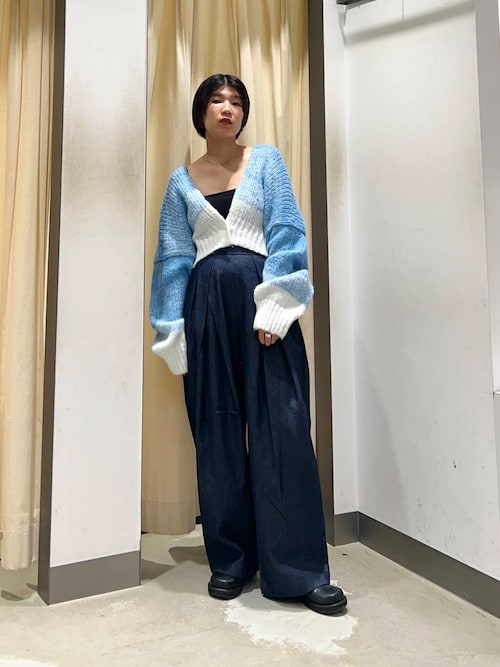 セール】『WEB/一部店舗限定』グラデーションショートカーディガン