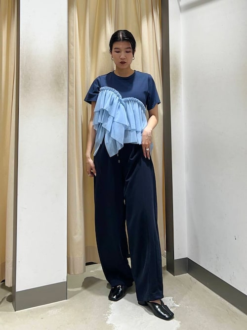 アシメフリルドッキングTEE