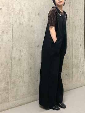 「モードストリート」｜「アイテム（オールインワン・サロペット）」を使った、なかさんさん（レディース・156cm）の夏コーディネート