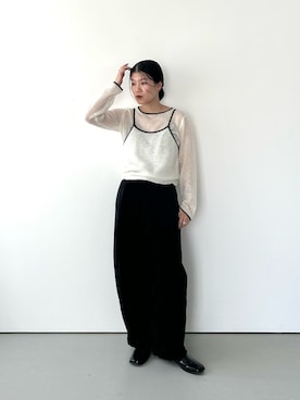 「アイテム（シューズ）」を使った、なかさんさん（レディース・156cm）の秋コーディネート