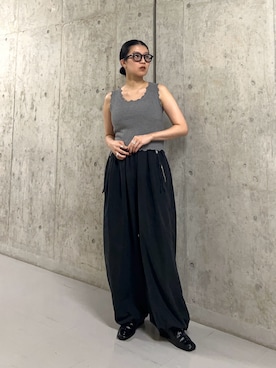 「KBF（ケイビーエフ）のアイテム」を使った、なかさんさん（レディース・156cm）の夏コーディネート
