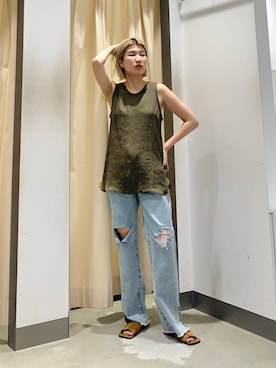 なかさんさん（レディース・156cm）の夏コーディネート