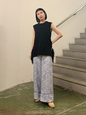 「KBF+（ケービーエフプラス）のアイテム」を使った、なかさんさん（レディース・156cm）の夏コーディネート
