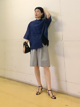 「RODE SKO」｜「アイテム（アクセサリー）」を使った、なかさんさん（レディース・156cm）の春コーディネート