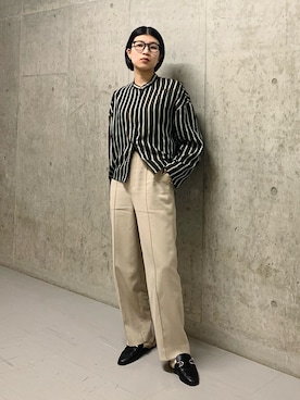 「KBF+（ケービーエフプラス）のアイテム」を使った、なかさんさん（レディース・156cm）の冬コーディネート