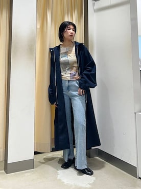 「kbf_ootd」｜「アイテム（その他アウター）」を使った、なかさんさん（レディース・156cm）の冬コーディネート