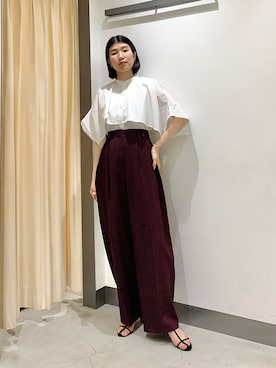 「マント」｜なかさんさん（レディース・156cm）の夏コーディネート