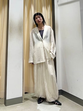 「kbf_ootd」｜「アイテム（ジャケット/アウター）」を使った、なかさんさん（レディース・156cm）の春コーディネート