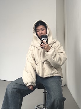 「リバーシブル」｜なかさんさん（レディース・156cm）の秋コーディネート