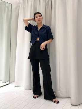 「kbf_ootd」｜「アイテム（サンダル）」を使った、なかさんさん（レディース・156cm）の夏コーディネート