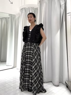 「KBF（ケイビーエフ）のアイテム（トップス）」を使った、なかさんさん（レディース・156cm）の春コーディネート