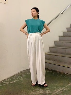 なかさんさん（レディース・156cm）の夏コーディネート