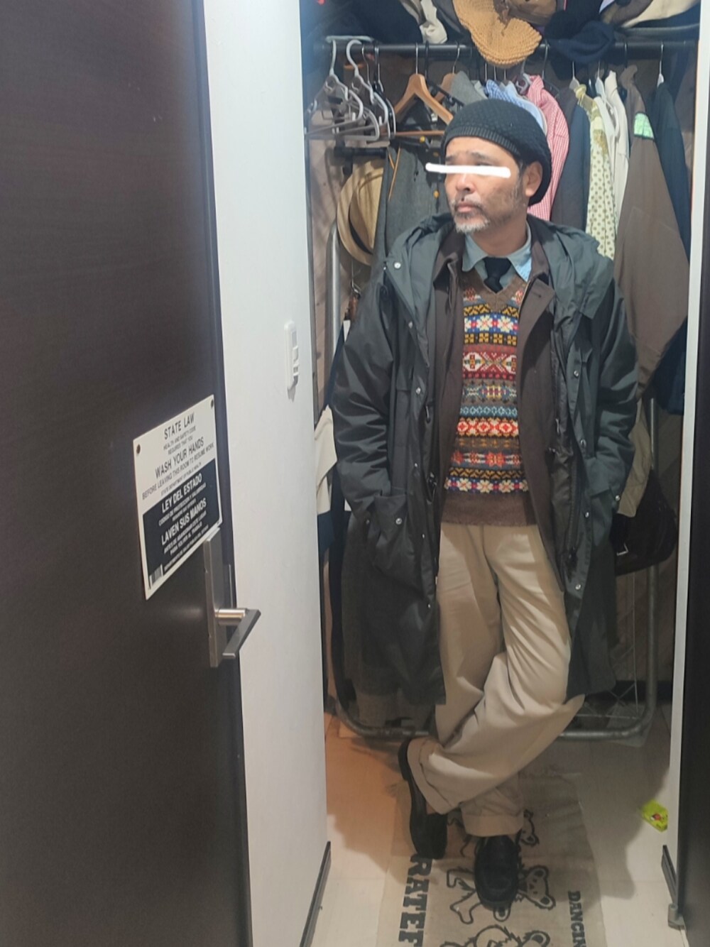 THE NORTH FACEのモッズコートを使ったメンズ人気ファッション