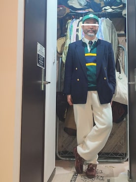 「アイテム（フォーマルスーツ/小物）」を使った、アマタウロスさん（メンズ・169cm）の冬コーディネート