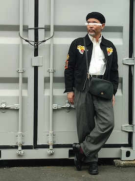 「アイテム（ジャケット/アウター）」を使った、アマタウロスさん（メンズ・169cm・40代）の秋コーディネート