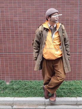 「BEAMS（ビームス）のアイテム」を使った、アマタウロスさん（メンズ・169cm）の冬コーディネート