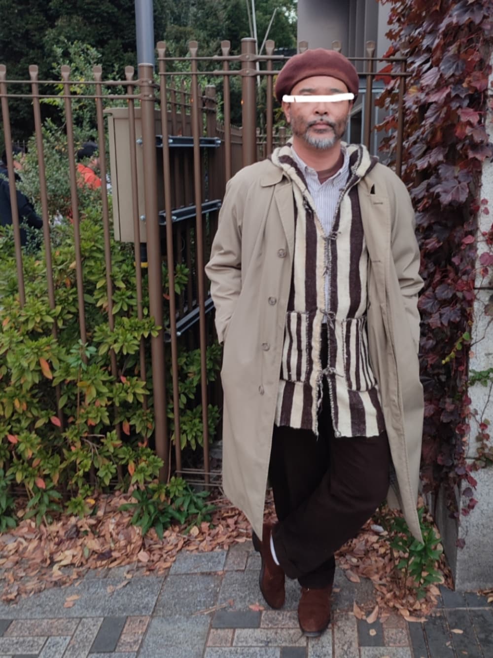 BURBERRYのステンカラーコートを使った人気ファッションコーディネート