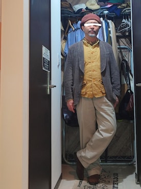 「アイテム（ジャケット/アウター）」を使った、アマタウロスさん（メンズ・169cm・40代）の秋コーディネート