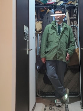 「アイテム（フォーマルスーツ/小物）」を使った、アマタウロスさん（メンズ・169cm・40代）の秋コーディネート