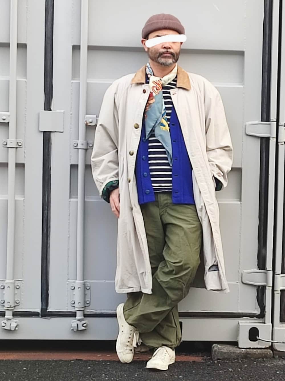 BURBERRYのステンカラーコートを使った人気ファッションコーディネート