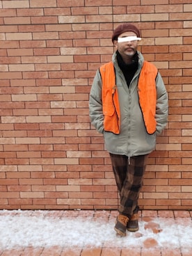 「L.L.Bean（エルエルビーン）のアイテム」を使った、アマタウロスさん（メンズ・169cm）の冬コーディネート
