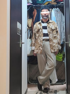 「アイテム（ジャケット/アウター）」を使った、アマタウロスさん（メンズ・169cm・40代）の秋コーディネート