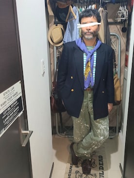 「アイテム（ジャケット/アウター）」を使った、アマタウロスさん（メンズ・169cm・40代）の秋コーディネート
