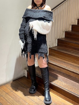 「SPIRALGIRL（スパイラルガール）のアイテム（ワンピース/ドレス）」を使った、ritoさん（レディース・154cm）の秋コーディネート