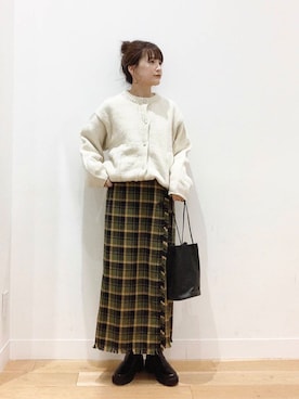 「かぐれ」｜「アイテム（アナログ腕時計）」を使った、souさん（レディース・161cm）の秋コーディネート