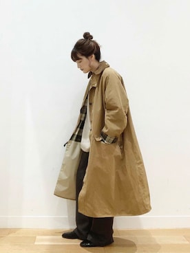 「アイテム（アナログ腕時計）」を使った、souさん（レディース・161cm）の秋コーディネート