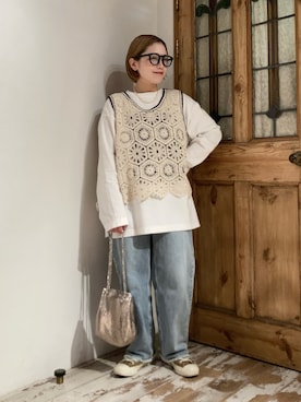 erikaさん（レディース・147cm）の春コーディネート