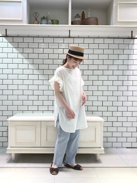 erikaさん（レディース・147cm）の夏コーディネート