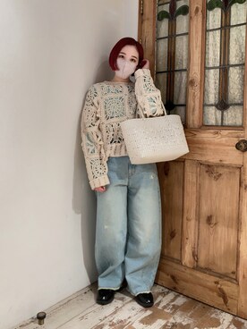 erikaさん（レディース・147cm）の春コーディネート