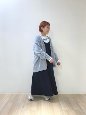 erikaさん（レディース・147cm）の冬コーディネート