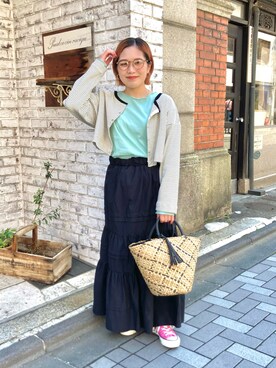 erikaさん（レディース・147cm）の春コーディネート