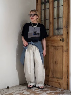 「PUAL CE CIN（ピュアルセシン）のアイテム」を使った、erikaさん（レディース・147cm）の夏コーディネート
