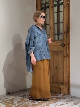 「PUAL CE CIN（ピュアルセシン）のアイテム」を使った、erikaさん（レディース・147cm）の夏コーディネート