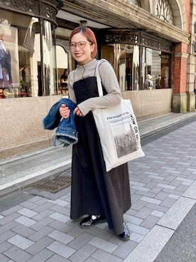 erikaさん（レディース・147cm）の春コーディネート