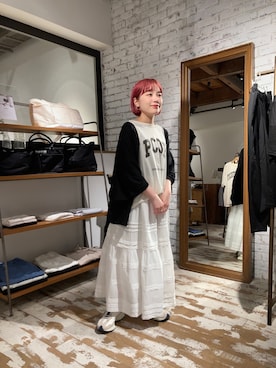 erikaさん（レディース・147cm）の春コーディネート