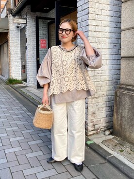 erikaさん（レディース・147cm）の春コーディネート