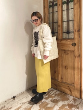 erikaさん（レディース・147cm）の冬コーディネート