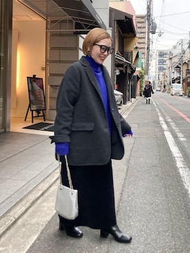 「CIAOPANIC TYPY（チャオパニックティピー）のアイテム（ショルダーバッグ）」を使った、erikaさん（レディース・147cm）の冬コーディネート