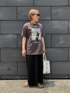 「アイテム（スカート）」を使った、erikaさん（レディース・147cm）の夏コーディネート