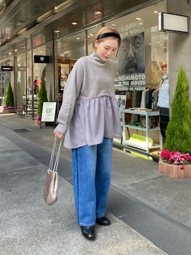 「春ファッション」｜erikaさん（レディース・147cm）の冬コーディネート