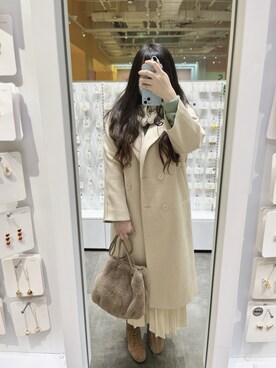 miya✿さん（レディース・158cm）の冬コーディネート