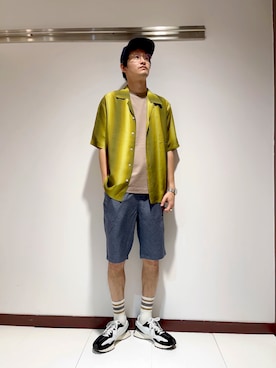 「URBAN RESEARCH Sonny Label（アーバンリサーチサニーレーベル）のアイテム（帽子）」を使った、ggaaccさん（メンズ・180cm）の夏コーディネート