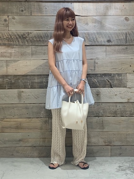 まるっちさん（レディース・152cm）の夏コーディネート