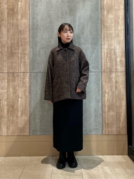 「アイテム（カバーオール）」を使った、ア デイ イン ザ　ライフさん（レディース・156cm）の秋コーディネート