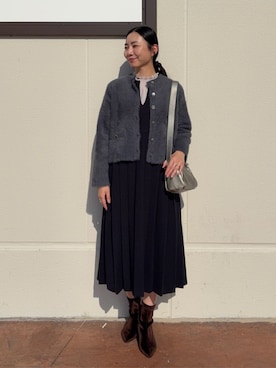 「アイテム（ワンピース/ドレス）」を使った、ア デイ イン ザ　ライフさん（レディース・168cm）の冬コーディネート